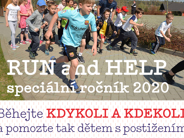 Run and Help 2020 - charitativní akce pro Konto Bariéry