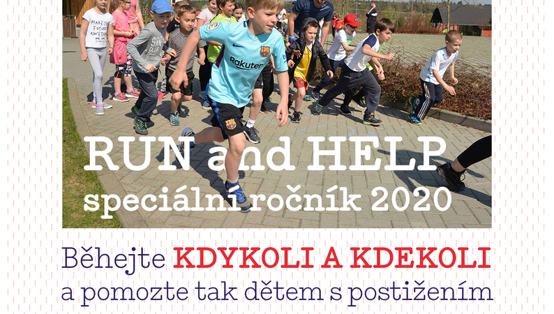 Run and Help 2020 - charitativní akce pro Konto Bariéry